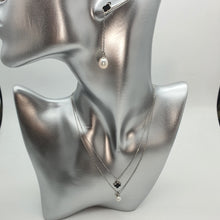 Load image into Gallery viewer, Freshwater Double Layered Necklace, Sterling Silver