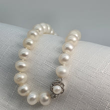 Load image into Gallery viewer, Freshwater Pearl Bracelet, Sterling Silver
