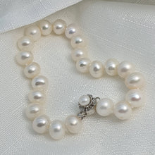 Load image into Gallery viewer, Freshwater Pearl Bracelet, Sterling Silver