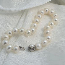 Load image into Gallery viewer, Freshwater Pearl Bracelet, Sterling Silver