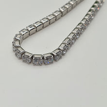 Load image into Gallery viewer, Sparkling Slider Tennis Bracelet, Sterling Silver