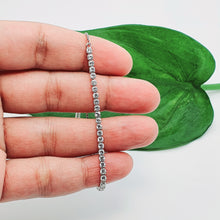 Load image into Gallery viewer, Sparkling Slider Tennis Bracelet, Sterling Silver