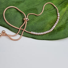 Load image into Gallery viewer, Tennis Bracelet, Sterling Silver