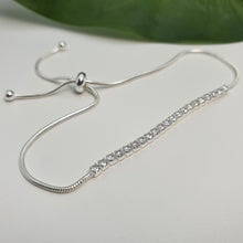 Load image into Gallery viewer, Tennis Bracelet, Sterling Silver