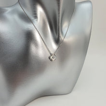 Load image into Gallery viewer, Mother of Pearl Clover Necklace, Sterling Silver