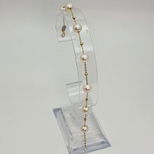Load image into Gallery viewer, Freshwater Cultured Pearl Bracelet, 18K Yellow Gold
