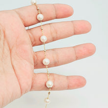 Load image into Gallery viewer, Freshwater Cultured Pearl Bracelet, 18K Yellow Gold