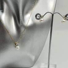 Load image into Gallery viewer, Japanese Akoya Pearl Jewellery Set, 18K Yellow Gold, Amispearl