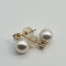 Load image into Gallery viewer, Japanese Akoya Pearl Jewellery Set, 18K Yellow Gold, Amispearl
