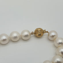 Load image into Gallery viewer, Large Freshwater Pearl Bracelet,14K Yellow Gold Clasp