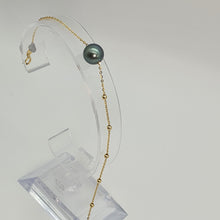 Load image into Gallery viewer, France Large Tahitian Pearl Bracelet, 18k Yellow Gold