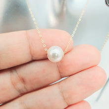 Load image into Gallery viewer, Cultured Akoya Pearl Necklace, 18K Yellow Gold