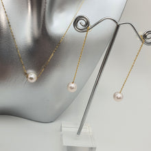 Load image into Gallery viewer, Japanese Akoya Pearl Jewellery Set, 18k Yellow Gold