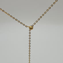 Load image into Gallery viewer, Golden SouthSea Pearl Slider Necklace, 18K Yellow Gold