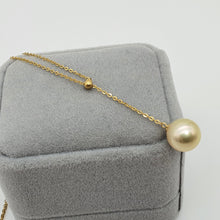 Load image into Gallery viewer, South Sea Cultured Pearl Necklace, 18k Yellow Gold