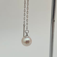 Load image into Gallery viewer, Clover Mother of Pearl & Freshwater Pearl Earrings, Sterling Silver