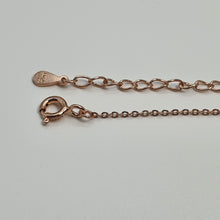 Load image into Gallery viewer, Rose Gold Little Girl Necklace, Sterling Silver