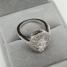 Load image into Gallery viewer, Promises of Love Tear-drop Ring, Sterling Silver