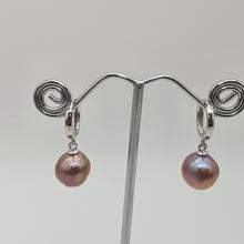 Load image into Gallery viewer, Edison Pearl Earrings, Sterling Silver