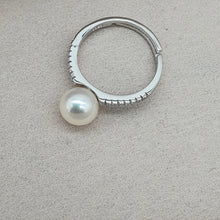 Load image into Gallery viewer, Round Freshwater Pearl Ring, Sterling Silver