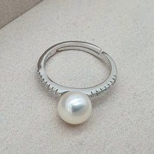 Load image into Gallery viewer, Round Freshwater Pearl Ring, Sterling Silver