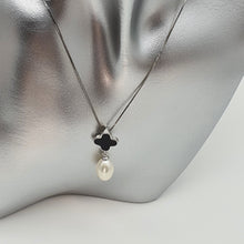 Load image into Gallery viewer, Freshwater Cultured Pearl Clover Set, Sterling Silver