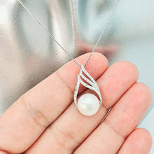 Load image into Gallery viewer, Bridal Freshwater Jewellery Teardrop Set, Sterling silver