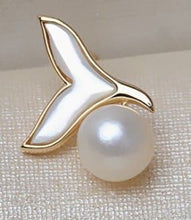 Load image into Gallery viewer, Japanese Akoya Pearl Stud Earrings, 18K Yellow Gold