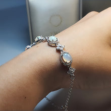 Load image into Gallery viewer, Natural Opal Bracelet, Sterling Silver