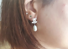 Load image into Gallery viewer, Freshwater Pearl Earrings, Sterling Silver