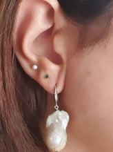 Load image into Gallery viewer, XL Baroque Freshwater Pearl Earrings, Sterling Silver