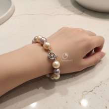 Load image into Gallery viewer, Freshwater Cultured Pearl Bracelet, Sterling Silver
