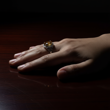 Load image into Gallery viewer, Vintage Style Citrine Gemstone Set, Sterling Silver
