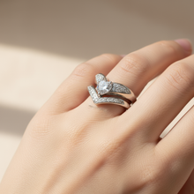 Load image into Gallery viewer, Promises of love bridal Ring, size 7
