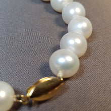 Load image into Gallery viewer, Large Freshwater Pearl Set, 14K Gold clasp

