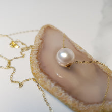 Load image into Gallery viewer, Cultured Akoya Pearl Necklace, 18K Yellow Gold

