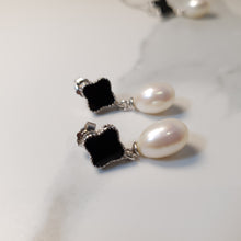 Load image into Gallery viewer, Freshwater Drop Cultured Pearl Earrings, Sterling Silver
