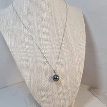 Load image into Gallery viewer, Tahitian Pearl Pendant, 18k white Gold
