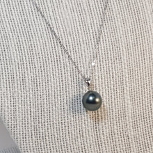Load image into Gallery viewer, Tahitian Pearl Pendant, 18k white Gold
