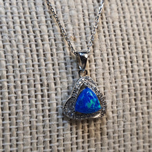 Load image into Gallery viewer, Opal Pendant + Chain, Sterling Silver
