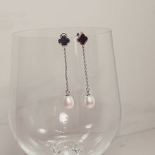 Load image into Gallery viewer, Freshwater Pearl Drop Earring, Sterling Silver
