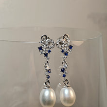 Load image into Gallery viewer, Freshwater Drop Pearl Luxury Earring, Sterling Silver

