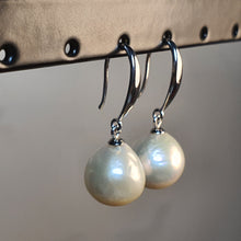 Load image into Gallery viewer, Large Freshwater Baroque Pearl Earrings, Sterling Silver
