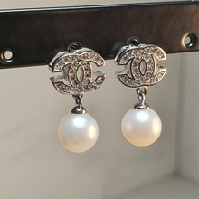Load image into Gallery viewer, Freshwater Cultured Pearl Earrings, Sterling Silver
