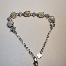 Load image into Gallery viewer, Natural Opal Bracelet, Sterling Silver
