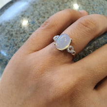 Load image into Gallery viewer, Natural Large Opal Ring, Sterling Silver
