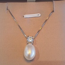 Load image into Gallery viewer, Freshwater Cultured Pearl Necklace, Sterling Silver
