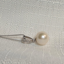 Load image into Gallery viewer, Round Freshwater Pearl Necklace, Sterling Silver
