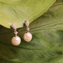 Load image into Gallery viewer, Edison Pearl Earrings, Sterling Silver
