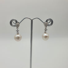 Load image into Gallery viewer, Edison Pearl Earrings, Sterling Silver
